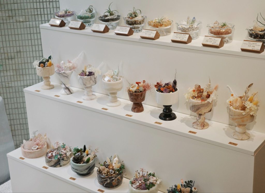 永康街 HENGSHI 水晶盆展示區