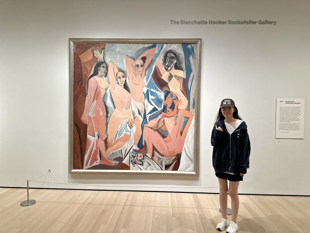 紐約現代藝術博物館 MoMA 畢卡索《亞維儂少女》Les Demoiselles d’Avignon