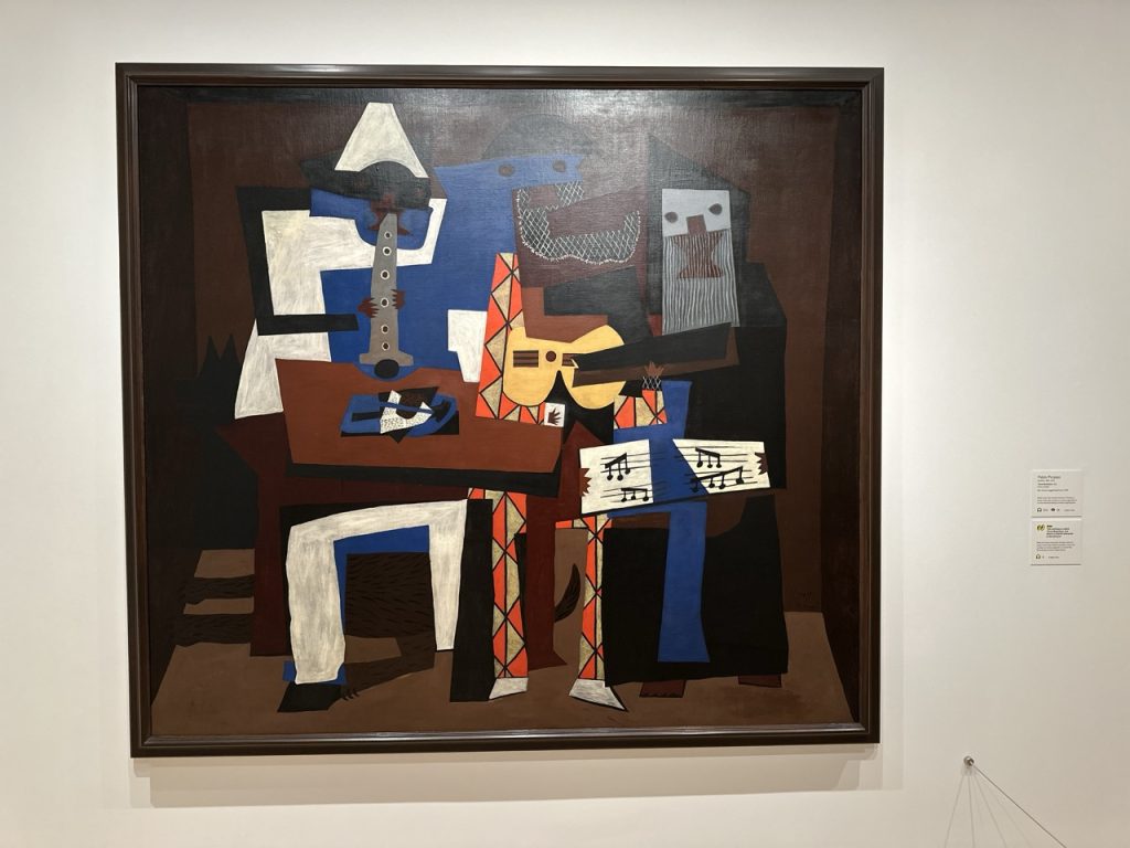 紐約現代藝術博物館 MoMA 畢卡索《三位音樂家》Three Musicians