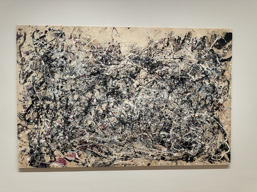 紐約現代藝術博物館 MoMA 波洛克《第 1A 號,1948》Number 1A, 1948
